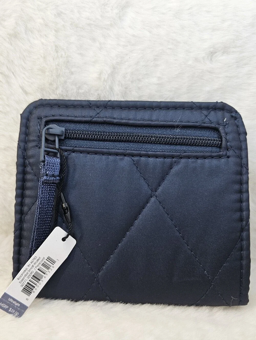 Vera Bradley Quilted Navy Wallet